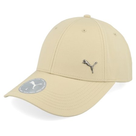 Puma - Beige adjustable Cap - Essential Metal Puma Cat Bb Cap Beige Adjustable @ Hatstore