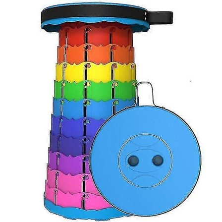 Opgraderet Version Foldbar Skammel, Teleskopisk Skammel Til Alle