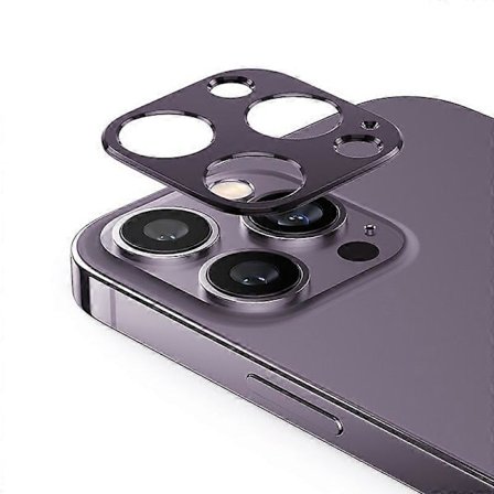 KALEBOL KLB-LPC005 Hul Objektivbeskytter i Aluminiumlegering for iPhone 14 Pro/14 Pro Max