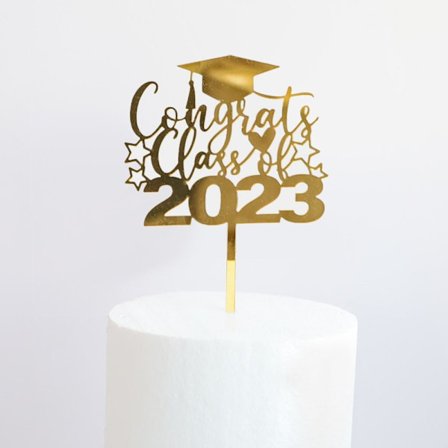 5 stk Cake Topper Happy Graduation 6 6