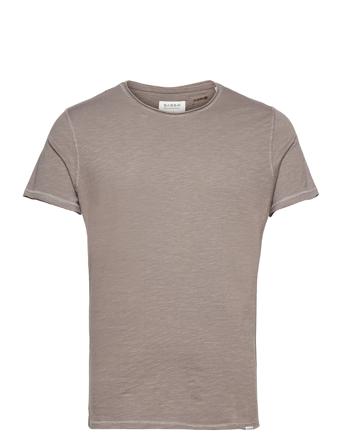 Konrad Slub S/S Tee T-shirt Brun Gabba