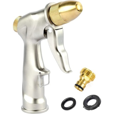 Puutarhaletkun suutin, raskas puutarhaletkun suutin, useita säädettäviä virtauskuvioita, letkun suuttimet kasvien ja nurmikon kasteluun/