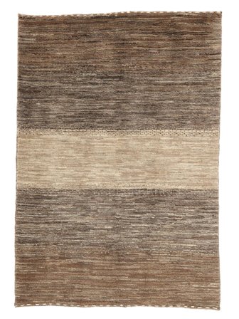 Hand Knotted Persian Gabbeh Persia Fine Rug 110X156 Brown/Orange