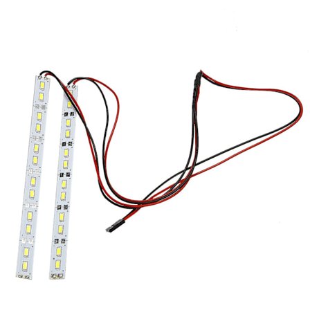 24 Leds Chassis Lys Aluminium Led Strip 6v Til 1/10 1/8 Rc Bil Crawler