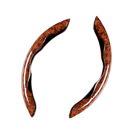 XJ-Universal Bil Mahogny Rattkåpa Interiör Modifierad Sandelträ Ratt Skydd C_yux