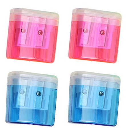 4 kpl Pieni Kynän Teroitin, Kynän Teroitin Lapsille, Värillinen Kynän Teroitin