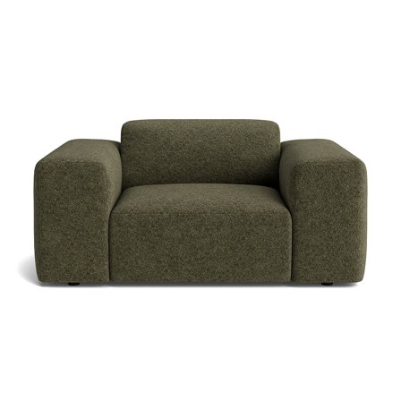 Soma Sessel in Anthology Grün, moderner Polstersessel, bequemer Loungesessel für das Wohnzimmer, zeitloses Design, hoher Komfort, 75cm.