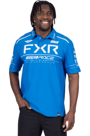 Polo FXR Race Div Performance Blu/Bianco L