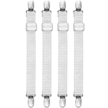 Lakanakiristin, 4 kpl, lakanakiristin, säädettävä (30-210 cm). [YJD]