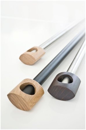 Hasta - Gardinstångsset Vision 18/20 - Svart - Gardintillbehör - Från Homeroom