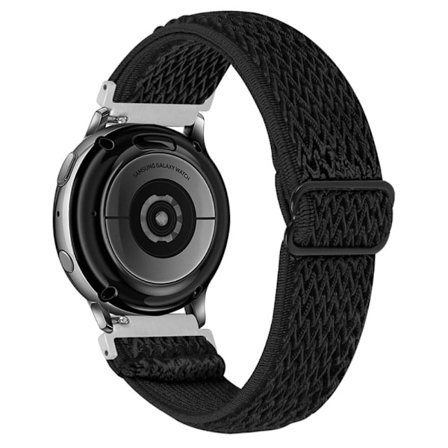 Elastiskt stickat klockarmband för Samsung Galaxy Watch - Svart