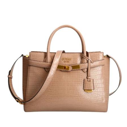 Guess, Bag worn Croco Enisa Ca 842106 Bruin, Dames, Maat:ONE Size,Polyurethaan