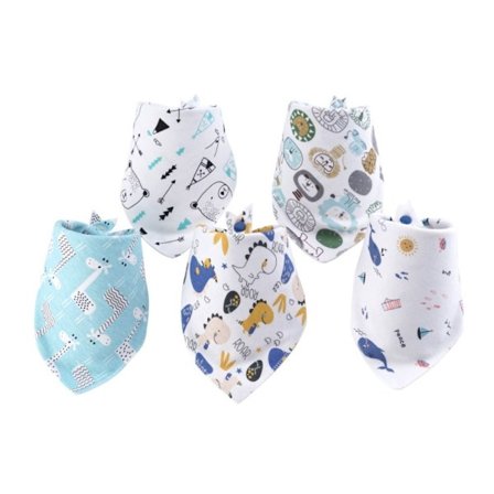 5 st Baby Nyfödda haklappar - spot sales