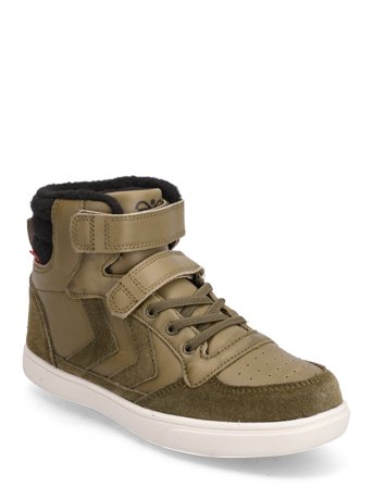 Hummel Stadil Winter High Jr - Khaki green - 28