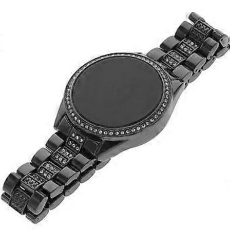 Naisten strassikello LED-rannekello Kiiltävä strassikoristeltu kello