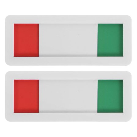 2 stk Kontordørs skilt Kontorindikator Personvern Dørs skilt Skyvedørsindikator Ikke forstyrr Dør Haiggb