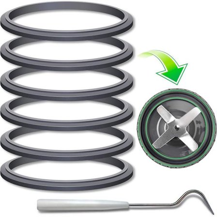 6 Delar - Tätningsring - Blenderpackningar - Vattentålig Tätningsring - Blender Reservdelar