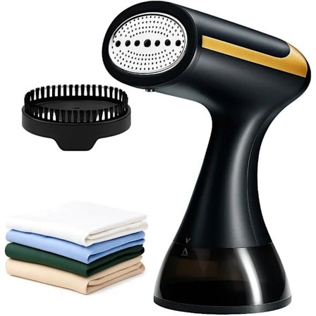 1500W Håndholdt Steamer - Kraftig Damp på 20 Sekunder - 300ml Tank - Bærbar og Rejsevenlig