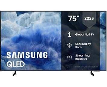 Samsung-TQ75Q8FAAUXXC-Samsung 75" Q8F 4K QLED Smart TV-Tv-75 tommer og større