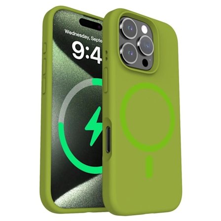 iPhone 16 Pro Silikonskal - Grön