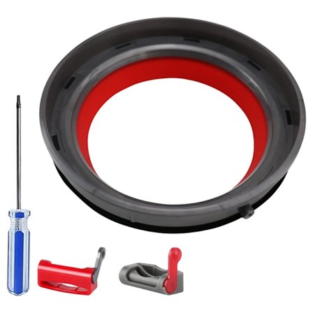 Pölysäiliön yläosan kiinteä tiivisterengaskorvaus Dyson V11 V15 SV14 SV15 SV22 -liitoskupin osille, pölynimurin osat
