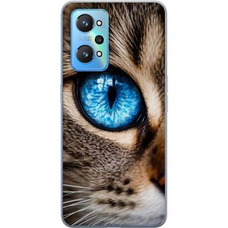 Kompatibelt Mobildeksel til Realme GT Neo2 Fargesprakende spiralgalakse i rommet med stjerner, tåker og kosmisk lys