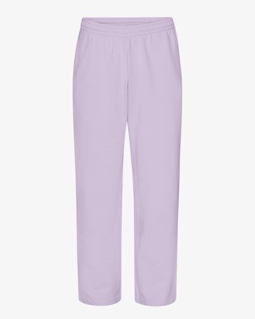 Organic Straight Leg Sweatpants - Soft Lavender M