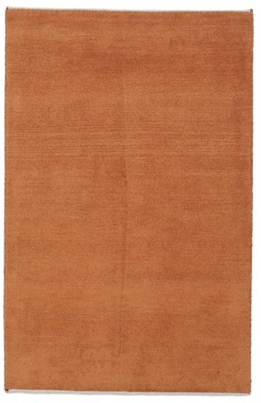 Gabbeh Teppich 98X150 Braun Wolle