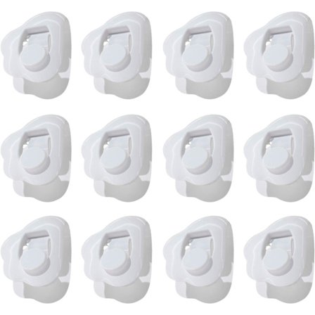 Dynetrekk Klips, 12 Stykker Skyformede Nålfri Dynetrekk Klips