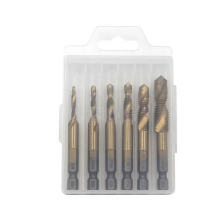 4341 Metriska Borrkranar 6-pack Silver