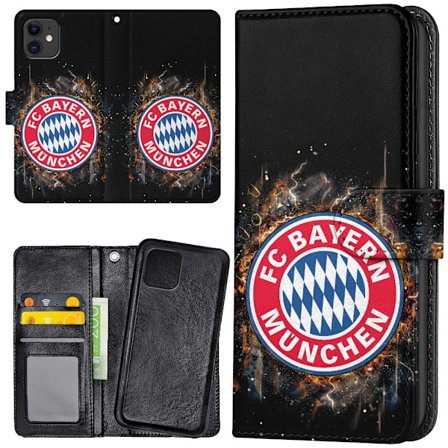 iPhone 12/12 Pro - Plånboksfodral/Skal Bayern München
