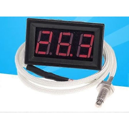 Röd K-typ Termoelement Högtemperatur Digital Termometer Industriell Digital Termometer - 30~800 Grader