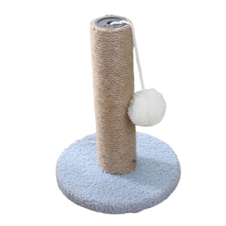 Ridsefast klatrestativ Stabil koralfleece Sødt design Komfortabelt kradsestativ til katte indendørs