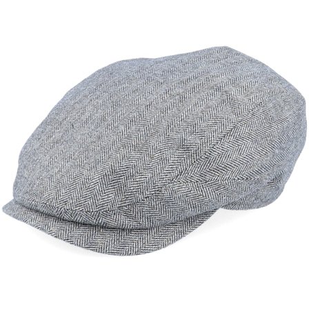 Stetson - Grijs flatcap Cap - Belfast Driver Cap Wool/Cashmere/Silk Flat Cap @ Hatstore