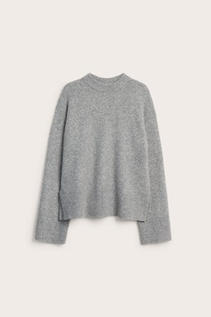 Kappahl | Strikkegenser | Gråmelert