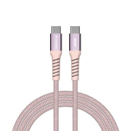 Verbatim Sync & Charge USB-C to USB-C 60W Magnetic 120 cm - Pink
