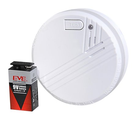 Nexa KD-134A/10Y Palohälytin optinen, long life, Fire & Safety Luotettava palovaroitin kaksitoimisella ohjauksella, vilkkuvalla LED-valolla ja 