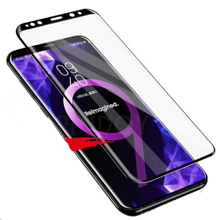 Helböjt härdat glas för Samsung Galaxy S8 S9 Plus Note 9 8 Skärmskydd för Samsung S6 S7 Edge Skyddsfilm For Galaxy S9 Plus
