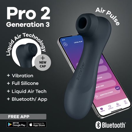 PRO 2 GENERATION 3 WITH LIQUID AIR AND BLUETOOTH APP - Satisfyer