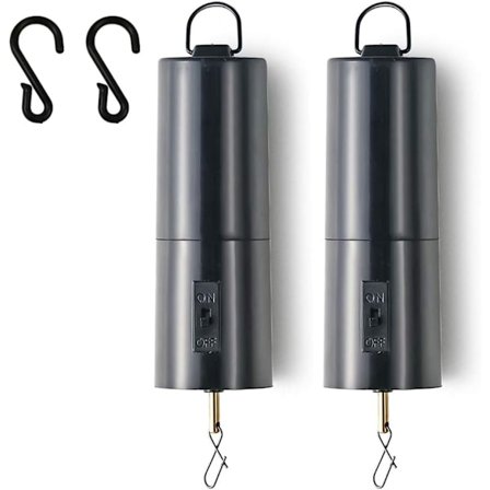 Vindmølle-Discokugle Motor, Roterende Mobil Whirligigs Kinetisk Udendørs med Batteri, Spejl Loft Hængende til Haveklokker Vind