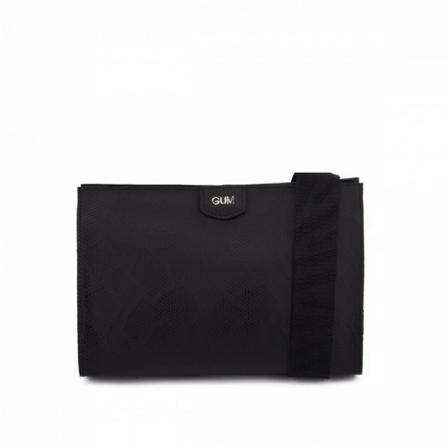 Gum, Shoulder bag with BS print 2198/21ai Zwart, Dames, Maat:ONE Size