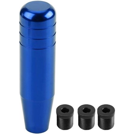 1 stk. Manuel Gearstang, 13cm Universal Aluminium Gearstang, Manuel Gearstang Knob Stanghoved (Blå)