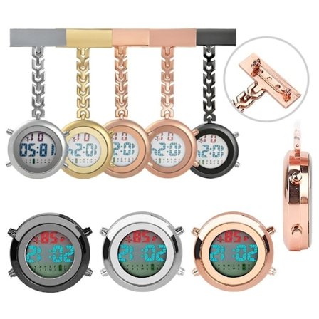 Digital Sjuksköterskeklocka m Belysning Alarm mm . Vårdklocka