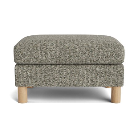 Haven puf - Puente Grøn - 75x50x44cm - Komfortabel og stilfuld Fodskammel / Skammel til indendørs brug - Grøn