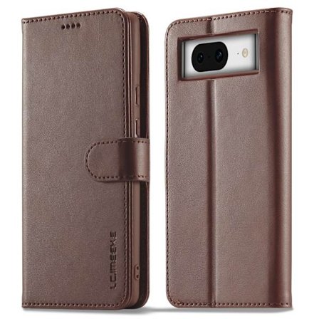 LC.IMEEKE Lompakkokotelo Google Pixel 8 Ruskea