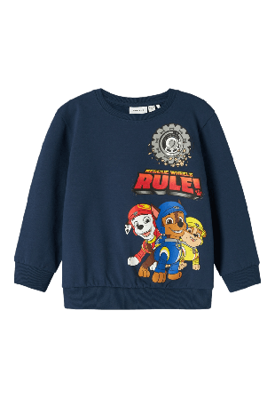 Name It NMMSTEFFEN PAW NREG SWEAT BRU NOOS CPLG Hoodies & sweatshirts Herr Blå 86