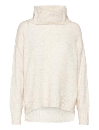 Vimathilda Cowlneck L/S Knit Top/Su/Pb Cream Vila