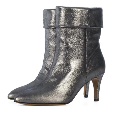 Toral, Metallic Silver Ankle Boots Szary, Kobieta, Rozmiar: 41 EU