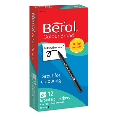 BEROL Fiberpenna Broad 12/fp - Lyreco - Skola och förskola - Pennor och tillbehör - Fiberpennor - Standard