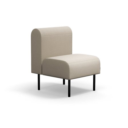 Modulsofa VARIETY, 1-Sitzer, Stoff Pod CS, sand